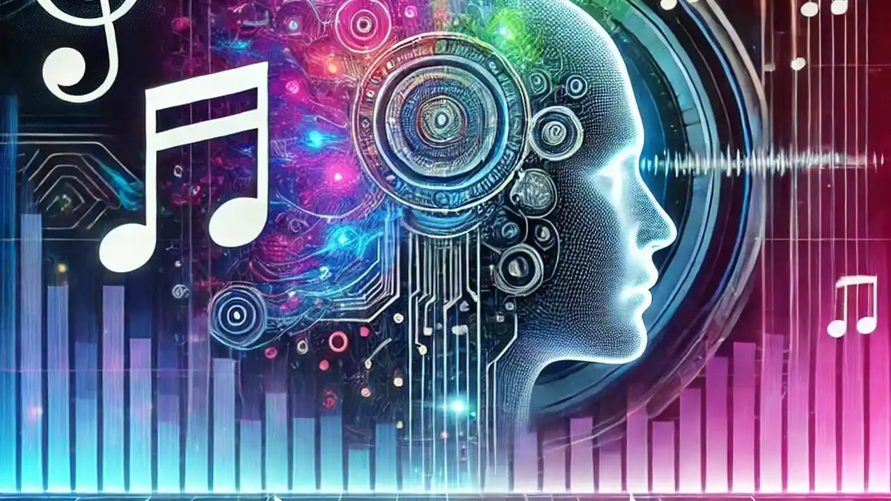 Close up on a plate of mashed potatoes, topped with baked pork chops with cream of mushroom soup, and a side of green beans.