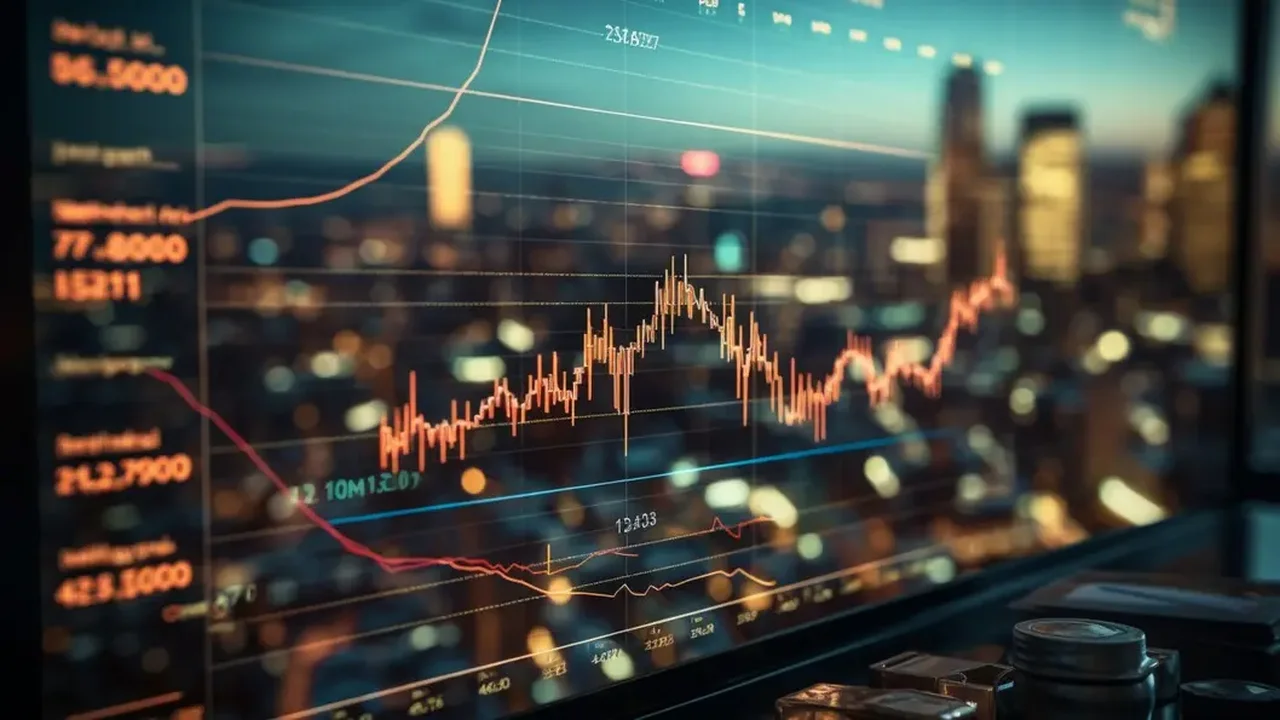 Close up on a plate of mashed potatoes, topped with baked pork chops with cream of mushroom soup, and a side of green beans.